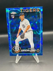 2024 Topps Cromo Zafiro Sawyer Gipson-Long #616 Detroit Tigers - Imagen 1 de 2