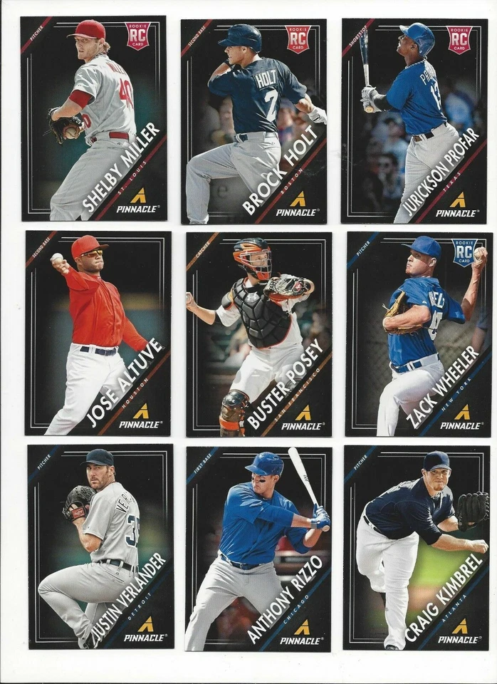 2013 PANINI PINNACLE BASEBALL ( ROOKIE RC's, STARS, HOF ) WHO DO YOU NEED!!! - Image 1 of 1