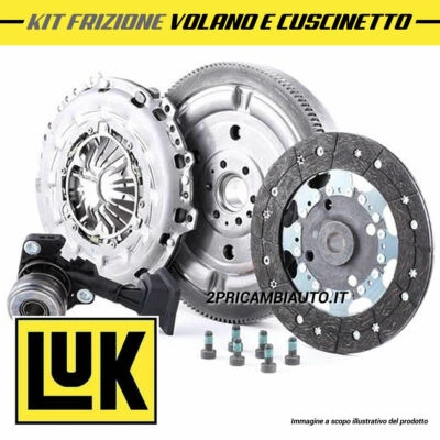 KIT 4PZ FRIZIONE VOLANO BIMASSA LUK FIAT 500X JEEP RENEGADE 1.6 MULTIJET CRDi - Imagen 1 de 3
