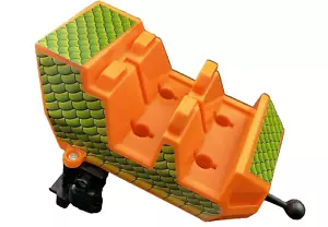 Knex Orange Roller Coaster Rear Car K'nex Screamin Serpent Part - Picture 1 of 6