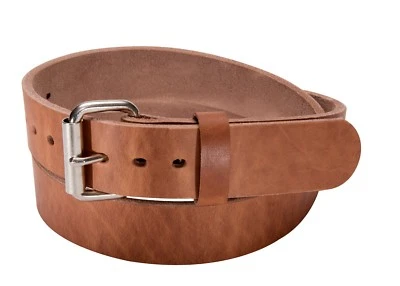 Natural American Bullhide Dbl Thick Full Grain Leather Smooth Gun Belt 1-1/2 in - Image 1 of 3