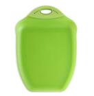 Dexas Chop & Scoop Cutting Board, 9.5 by 13 inches, Solid Green 