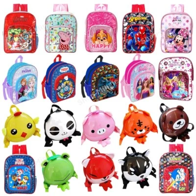 Boys Girls School Bags Rucksack Kids Backpack Children's Fun Character Toddlers - Image 1 of 4