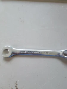 OLYMPIA TOOLS 3/8" KOMBI-SCHRAUBENSCHLÜSSEL offen x 12 pt. Kastenende gebraucht - Bild 1 von 3
