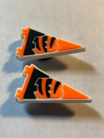 Cincinnati Bengals pennent shoe croc charm 2pk Cover
