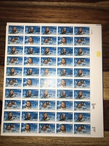 #2220-3 / 22c ARCTIC EXPLORERS NORTH POLE - YEAR 1986 - FULL PANE 50 - MNH - Picture 1 of 2