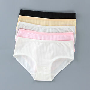 Girls Knickers 5 Pack Cotton Pink Briefs Pants Underwear Cotton 7- 12 Years