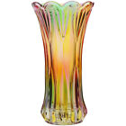 Rainbow Crystal Glass Phoenix Tail Vase for Home/Wedding Decor (Large)-CY