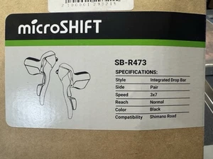 microSHIFT R7 3x7 Speed Road Triple Shifter Levers SB-R473 Shimano Compatible - Picture 1 of 6
