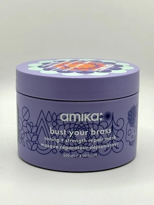 AMIKA Bust Your Brass Toning + Strength Repair Mask ~ 8 Oz. - Image 1 of 3