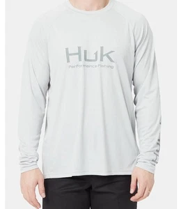 NEW HUK Performance Fishing Men's Pursuit Long Sleeve Crew Shirt Size Medium - Picture 1 of 2