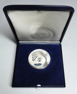 Medaille 1979 Silber-925‰ Deutsche Krebshilfe  Dr. Mildred Scheel PP mit Etui - Bild 1 von 7
