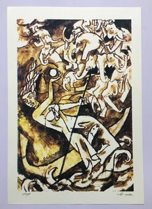 M. F. Husain - KERALA EXPERIENCE Print . 2010. HAND SIGNED. Ltd Edn (12353) - Picture 1 of 6