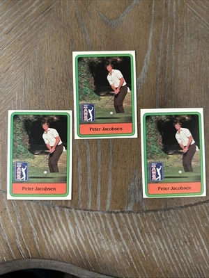 1981 Donruss Golf Stars - Peter Jacobsen #26 (RC) (3) - Image 1 of 2