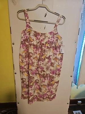 Nuevo con etiquetas Camisón Sonoma Para Mujer Talla Pequeña 100% Algodón Estampado Floral Plátano ¡Bonito! Foto 1 de 4