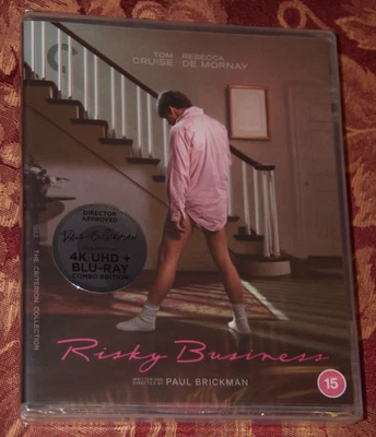 RISKY BUSINESS 1983 CRITERION UK 4K UHD + BLU-RAY BN&S IMMEDIATE DISPATCH - Image 1 of 2