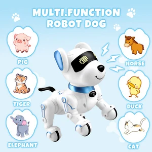 Smart Robot Cane RC Stunt Dog per Bambini Giocattoli Programmabile Touch-sense Musica - Foto 1 di 8