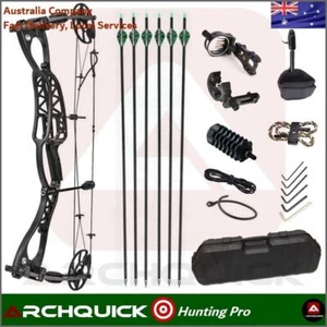 JUNXING M127 Compound Bow Kit 40-65lbs RH & LH Target Hunting Target Practice - Picture 1 of 10