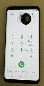 Original Display Samsung Galaxy S9 LCD Volle Funktion Sprung Schwarz OLED Black - Zdjęcie 1 z 4