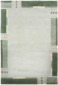 Alfombra oriental tejida a mano Nepal aprox. 70 7/8x47 3/16 pulgadas varios tamaños, alfombra, alfombra, verde - Imagen 1 de 10