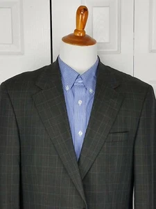 Tom James Innocenti Mens 2 Button Wool Sport Coat Blazer Suit Jacket Size 42R - Picture 1 of 12