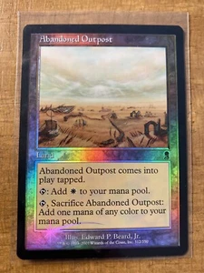 MTG✨ABANDONED OUTPOST FOIL ✨Odyssey MINT 2001 Common SAC Land UNPLAYED MTG Art - Picture 1 of 2