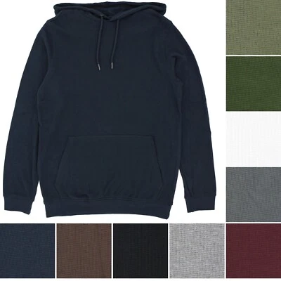 True Classic Men's Hoodie Shirt Waffle Collection Long Sleeve Knit Thermal - Image 1 of 3