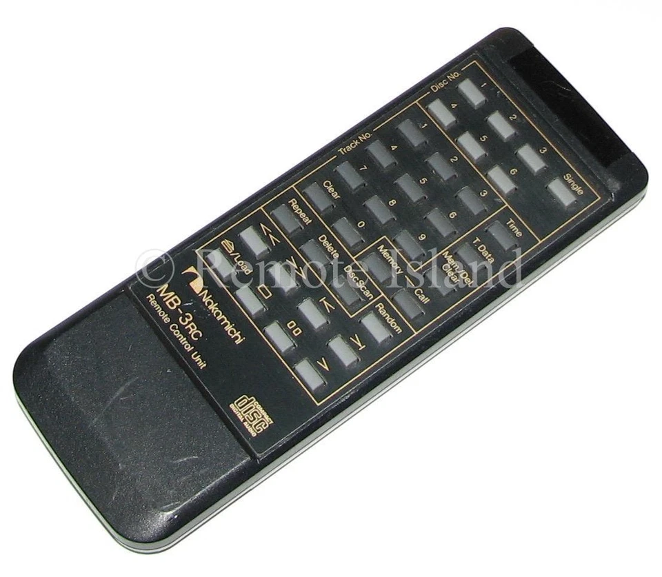 Nakamichi MB-3RC 6-Disc CD Player Remote Control MB-3 FAST$4SHIPPING!!! - Image 1 of 1