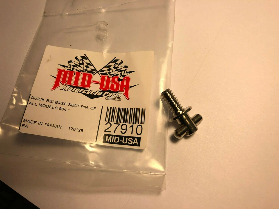 QUICK RELEASE SEAT SCREW REAR MOUNT MOST MODELS 96/L 1/4-20  THREAD - Image 1 of 1