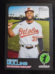 Topps Heritage Cedric Mullins 2022 negro/50 #232 Orioles - Imagen 1 de 2