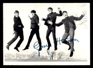 1964 OPC O-Pee-Chee Beatles B&W #14 George Harrison EX/MT *d2