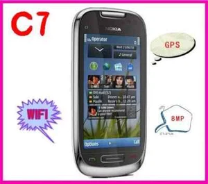 Smartphone Original NOKIA C7 Original Desbloqueado C7-00 WIFI GPS 8MP 3G 8GB - Imagen 1 de 11