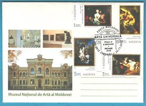 Moldova 2019  National Museum of Fine Arts , Privat FDC