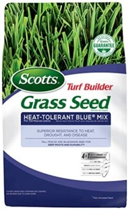 Scotts Turf Builder Grass Seed Heat-Tolerant Blue Mix for Tall Fescue Lawns Resi - Picture 1 of 1