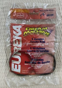 2-Pack Genuine Eureka 60129 Dream Machine Steam Cleaner 2400 Series Belts NEW - Picture 1 of 11