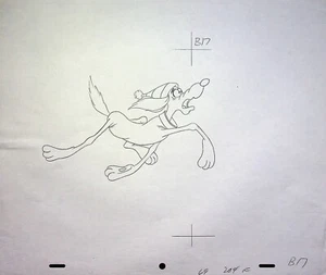 Goober and the Ghost Chasers 1973 Production Hand Drawn Pencil Hanna-Barbera - Picture 1 of 2