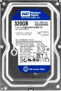 Disco Rigido Western Digital Blue WD3200AAKX 320GB 7200RPM 16MB SATA III 3.5" - Foto 1 di 3