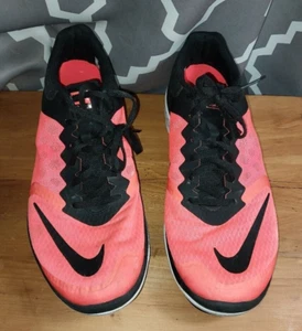 Nike Sneakers Men FS Lite Run 3 Athletic Running Orange Black 807144-801 Size 12 - Picture 1 of 7