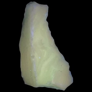 Milk Glass Pale Green Layered Art Glass Cullet Glowing Manganese Slag #4GM373 - Picture 1 of 5