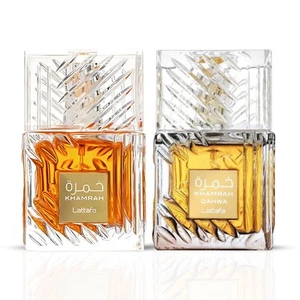 Khamrah & Khamrah Qahwa Eau De Parfum Sprays 100ML by Lattafa (Bundle) - Picture 1 of 7