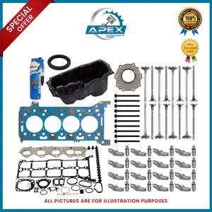 FORD ECOBLUE TRANSIT YLF6 2.0 HEAD GASKET SET WITH ENGINE VALVES AND REBUILD KIT - Picture 1 of 4