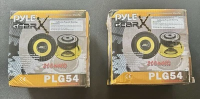 Stereo Speaker Pyle 5 inch 200 Watt Mid Bass Woofer 4 ohm Performance Car Audio - Image 1 of 4