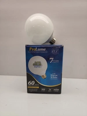  Halco ProLume CFL16/27/G30 Compact Fluorescent Lamp LightBulb #45725 Warm White - Image 1 of 4