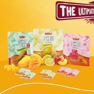 3packs Combo-BOH Ice Tea Peach, Lemon Orchard Splash (20 Sachets x 14.5g) - MY - Picture 1 of 6