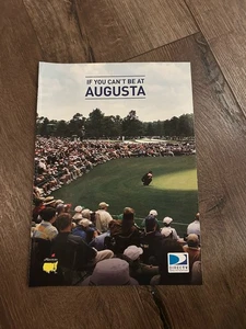 Direct TV THE MASTERS Poster Druck 4 SEITIG Werbung Foto PGA AUGUSTA - Bild 1 von 3