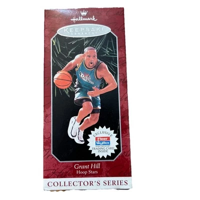 Grant Hill: Ornamento de recuerdo con sello de pistones, caja nueva muestra poco desgaste Foto 1 de 3