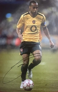 Arsenal Thierry Henry handsigniertes 6x4 Foto 1 - Bild 1 von 1
