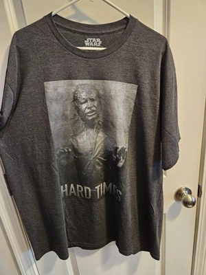 Camiseta Star Wars Han Solo In Carbonite Hard Times Para Hombre 2XL Foto 1 de 2