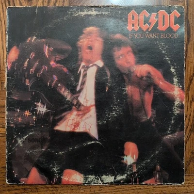 AC DC If You Want Blood You've Got It EARLY PRESS Atlantic SD 19212 vinyl LP Foto 1 de 4