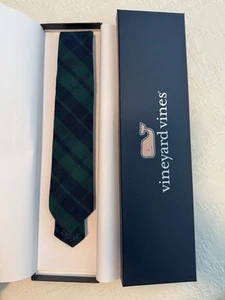 New Vineyard Vines Boys' Blackwatch Flannel Tie - Picture 1 of 2